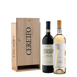 Cassetta Ceretto con Arneis Blangè e Barolo