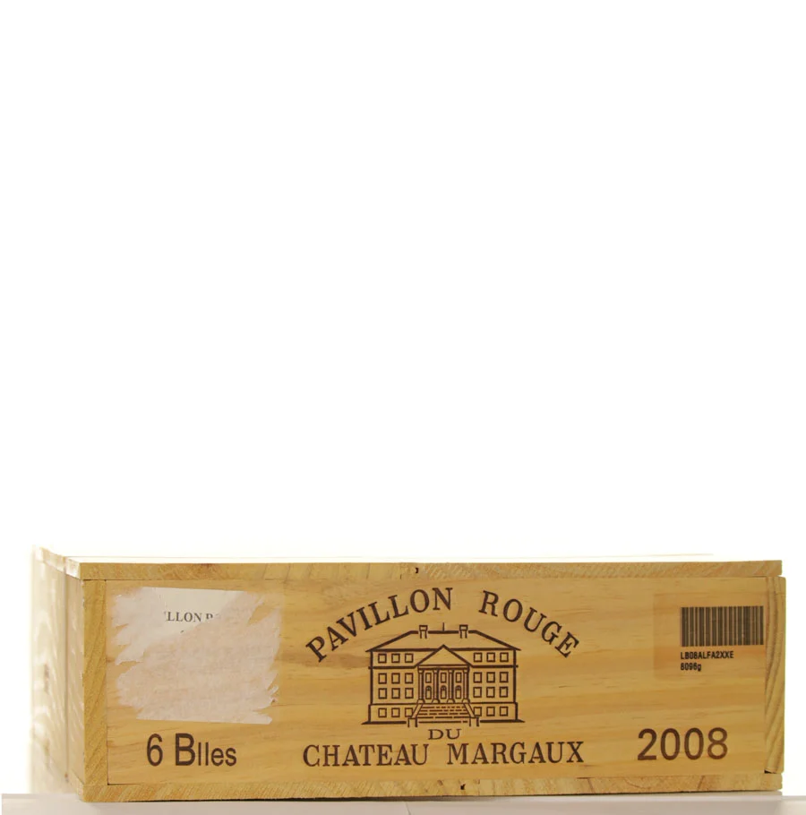 Pavillon Rouge du Chateau Margaux 2008 Case of 6 btl.