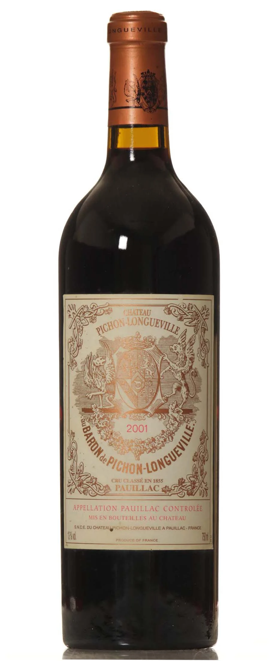 Pichon Longueville au Baron de Pauillac 2001 - Vineut
