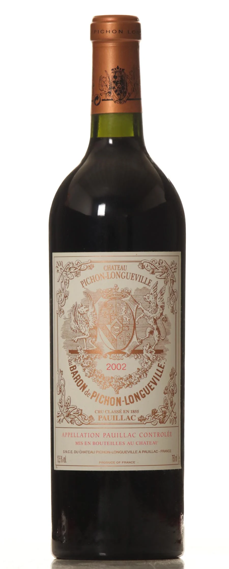 Pichon Longueville au Baron de Pauillac 2002 - Pichon Longueville Baron