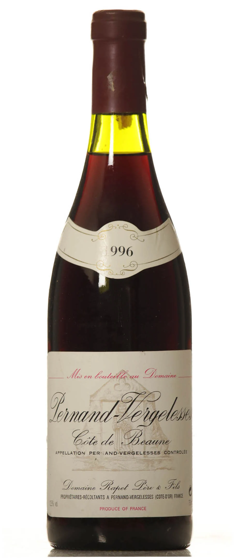 Domaine Rapet Pernand Vergelesses 1996 - Vineut