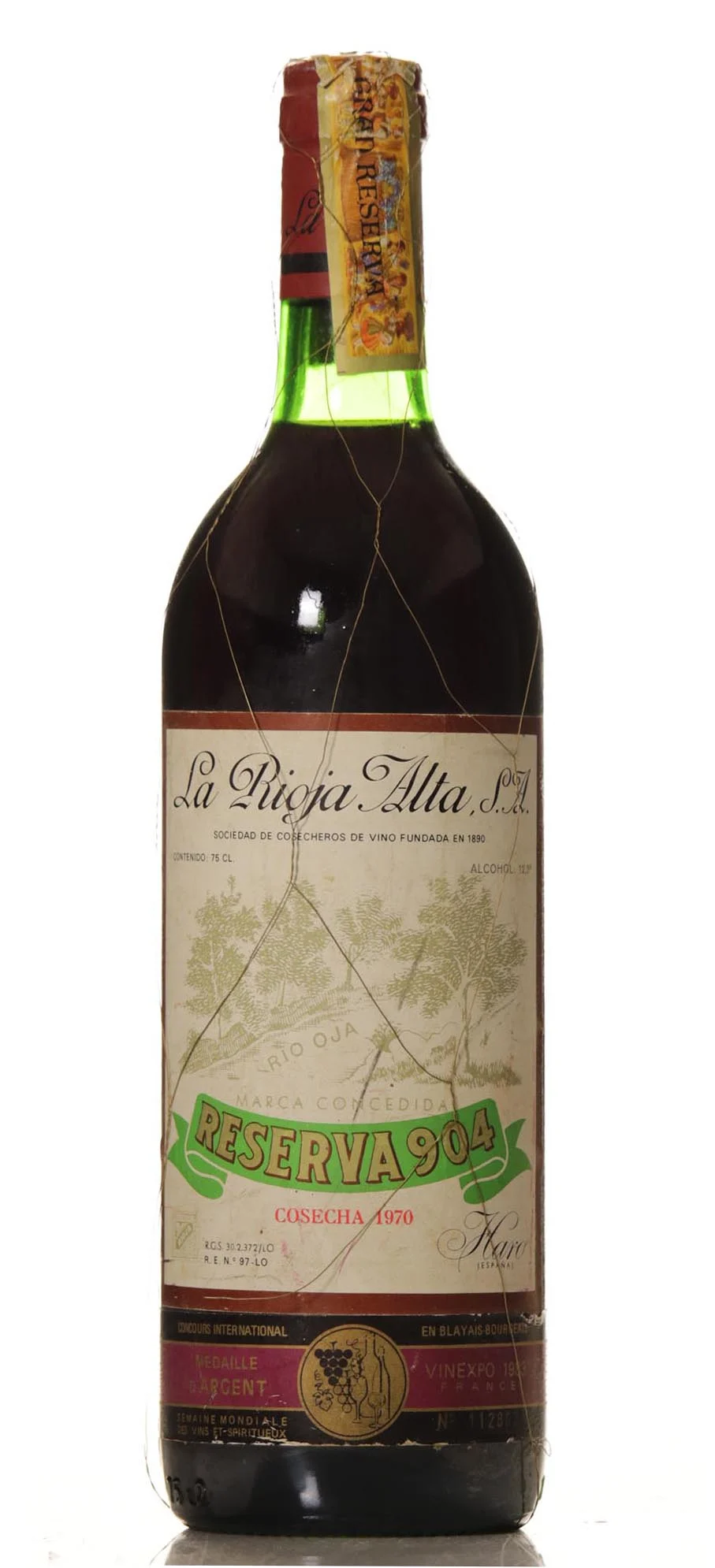 La Rioja Alta Gran Riserva 904 1970 - Vineut