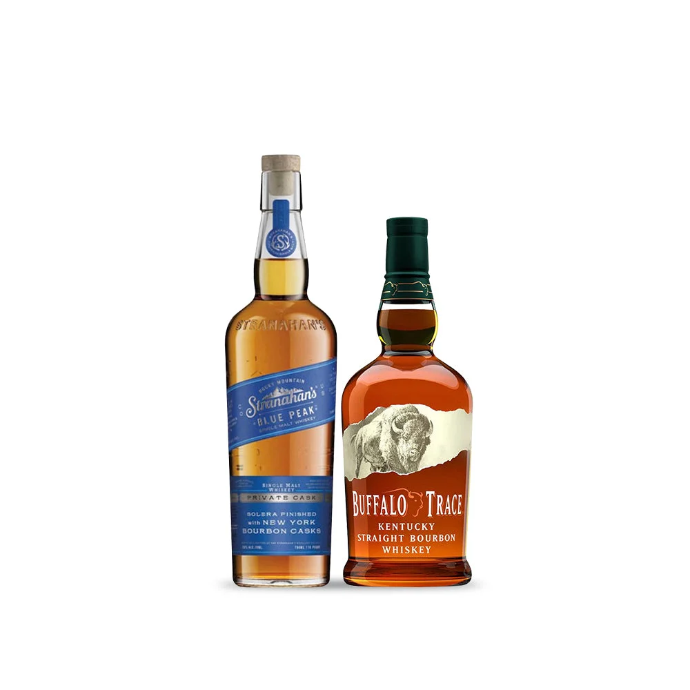 Stranahan's Blue Peak PRIVATE CASK | Limited Edition 2025 | The Naughty Proof | Buffalo Trace Bundle - Whiskey