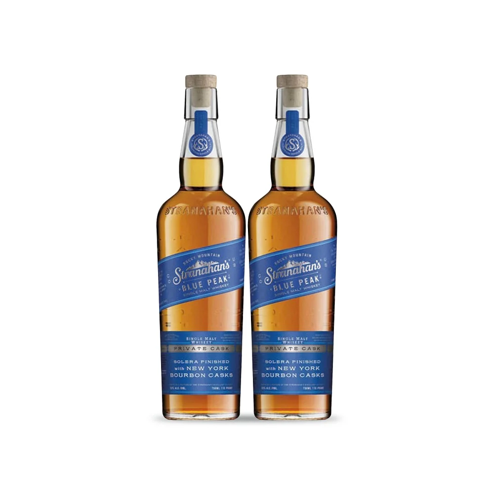 Stranahan's Blue Peak PRIVATE CASK | Limited Edition 2025 | The Naughty Proof | (2) Bottle Bundle - Whiskey