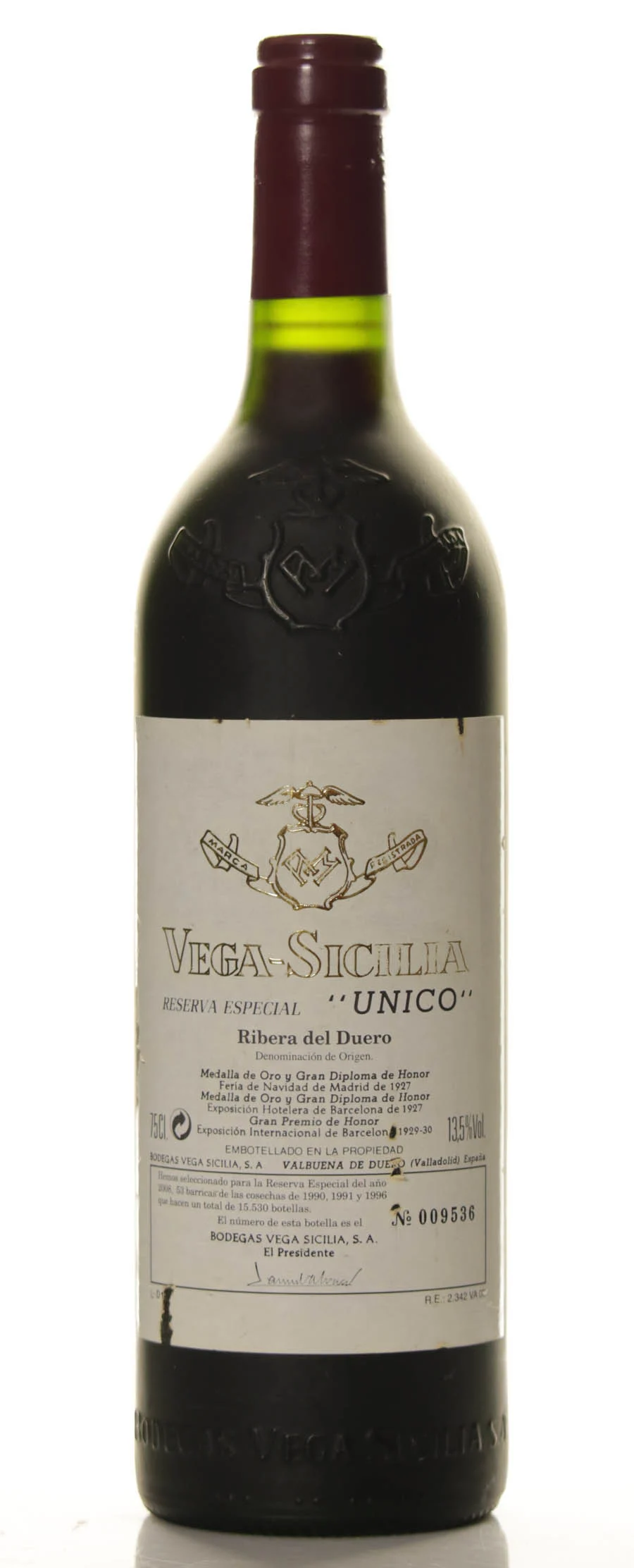 Vega Sicilia Unico Especial 1990/1991/1996 – Release 2008