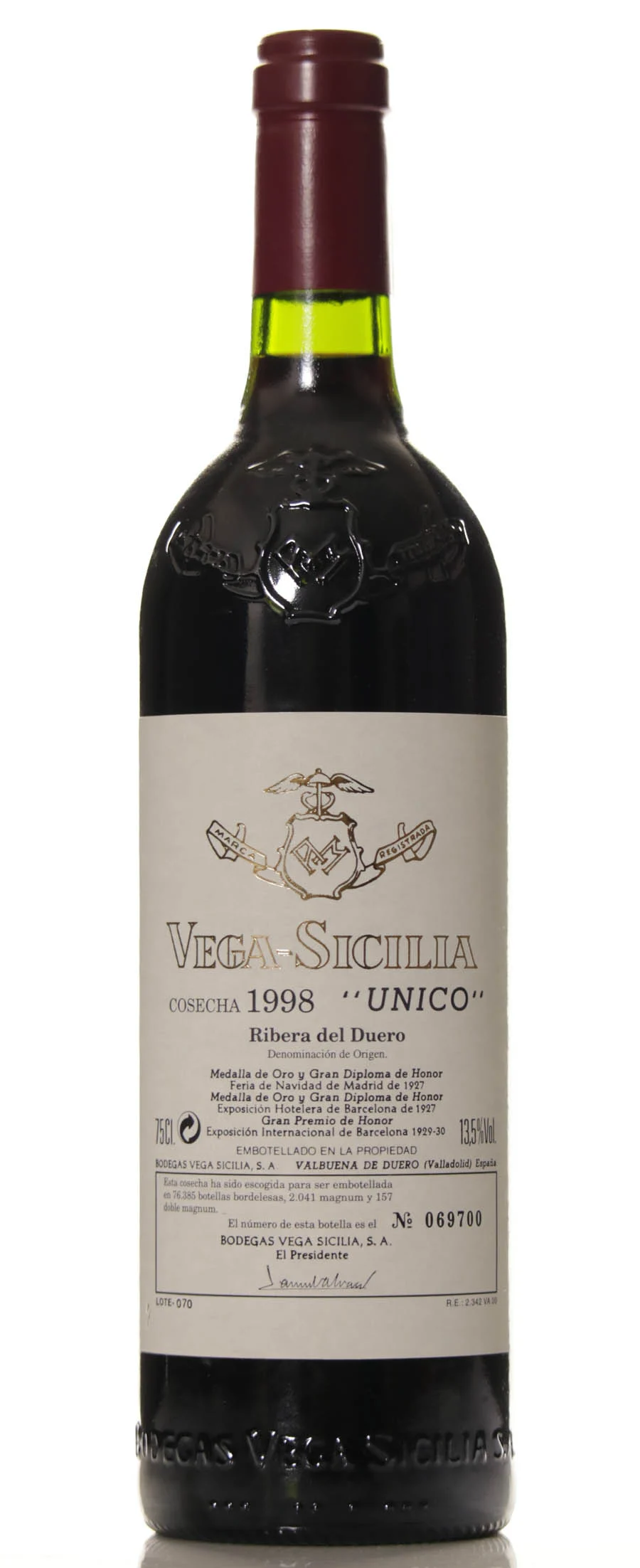 Vega Sicilia Unico Gran Reserva 1998