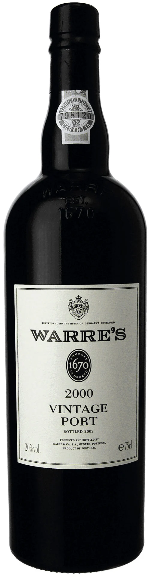 Warre's Porto Vintage 2000 - Symington Family Estates, Vinhos, Lda